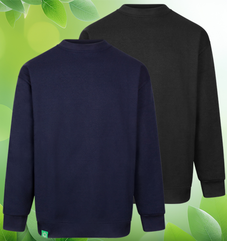 Envirowear Black & Navy Sweatshirt Image